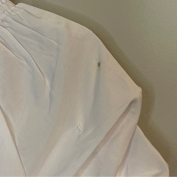 Habitual Kids Gathered Sleeves White Blouse Size 10 - Picture 4 of 6